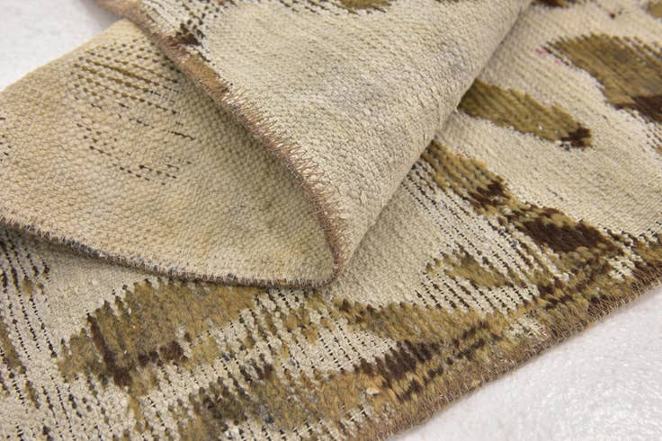 Detail image of 3' 4 x 3' 6 Hand Knotted Ultra Vintage Persian Wool Square Rug