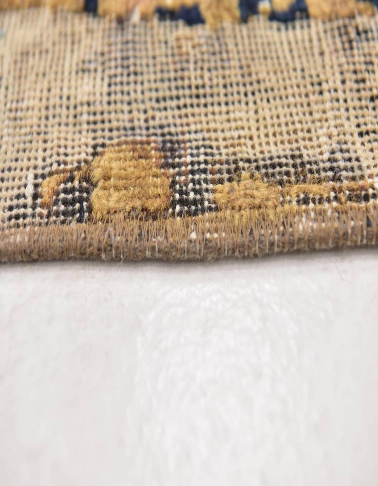 Detail image of 4' 8 x 5' 3  Hand Knotted Ultra Vintage Persian Wool Square Rug