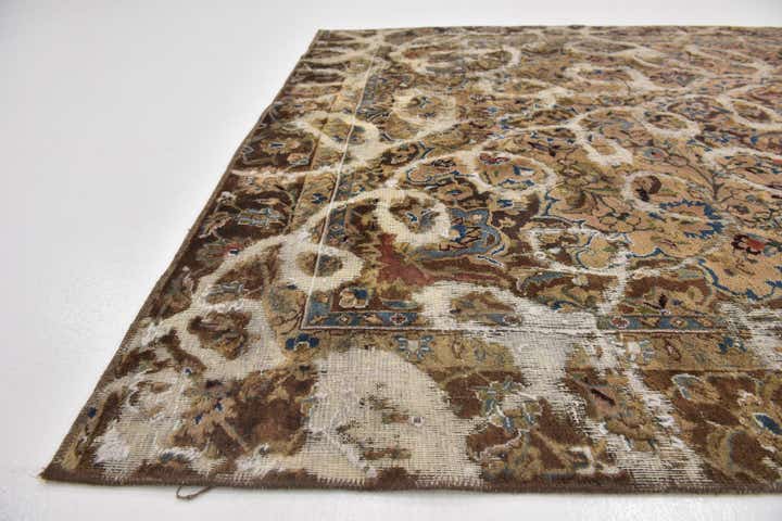 5' 6 x 6' 4 Hand Knotted Ultra Vintage Persian Wool Square Rug