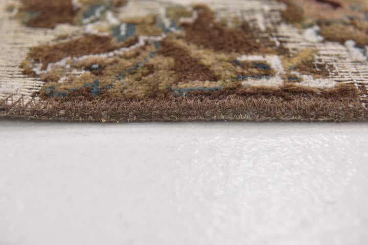 5' 6 x 6' 4 Hand Knotted Ultra Vintage Persian Wool Square Rug