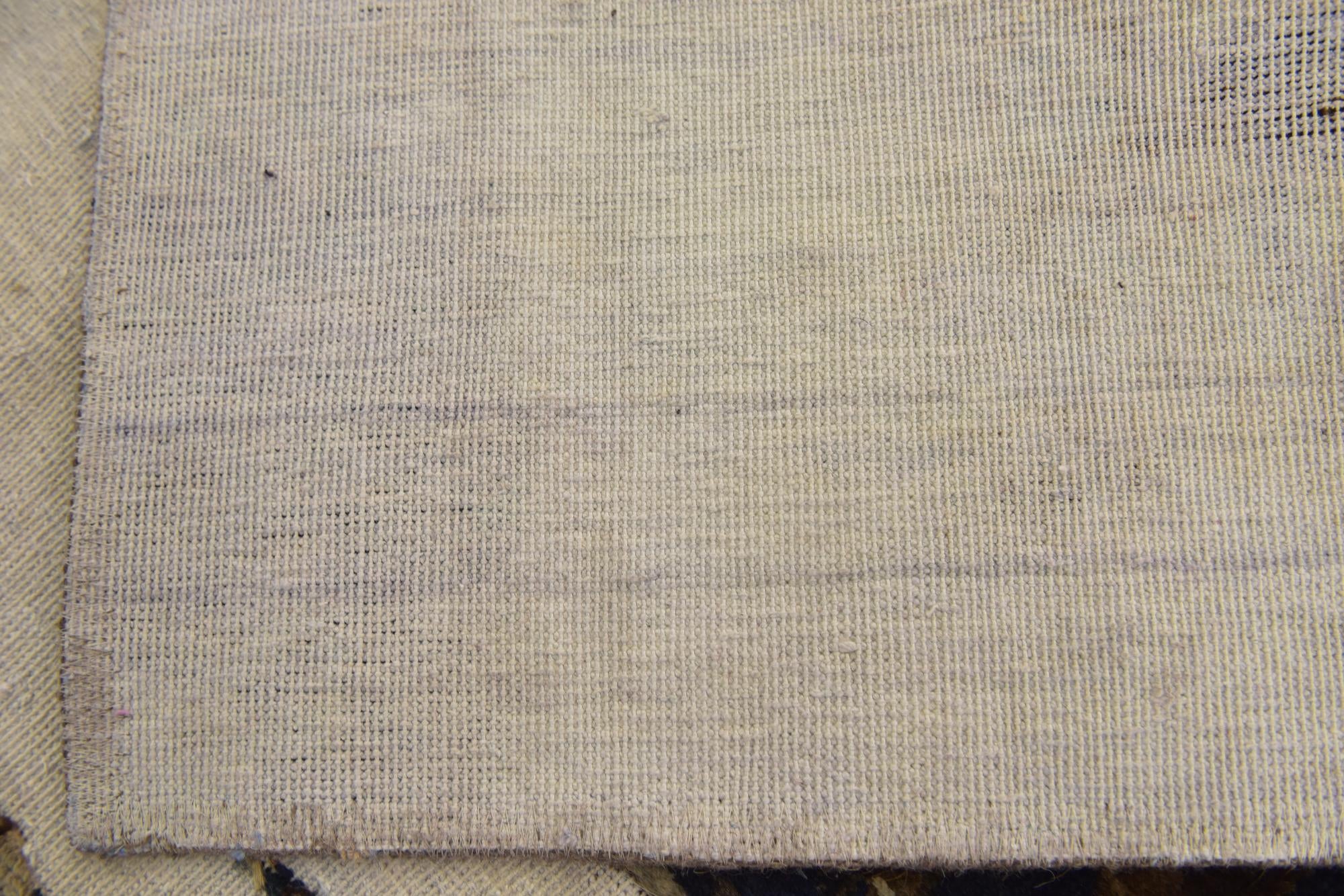 4' 4 x 4' 5 Hand Knotted Ultra Vintage Persian Wool Square Rug