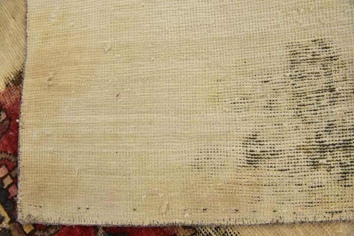 6' 5 x 7' 3 Hand Knotted Ultra Vintage Persian Wool Square Rug