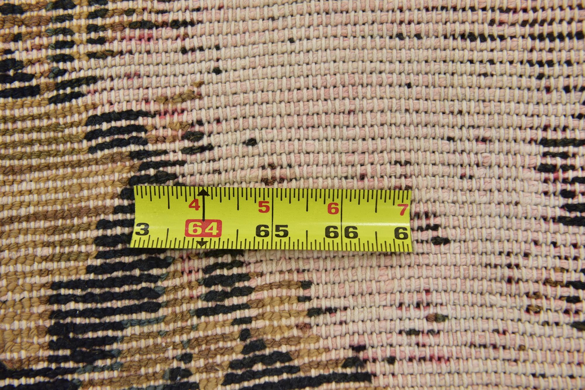 6' 7 x 8' 4 Hand Knotted Ultra Vintage Persian Wool Square Rug