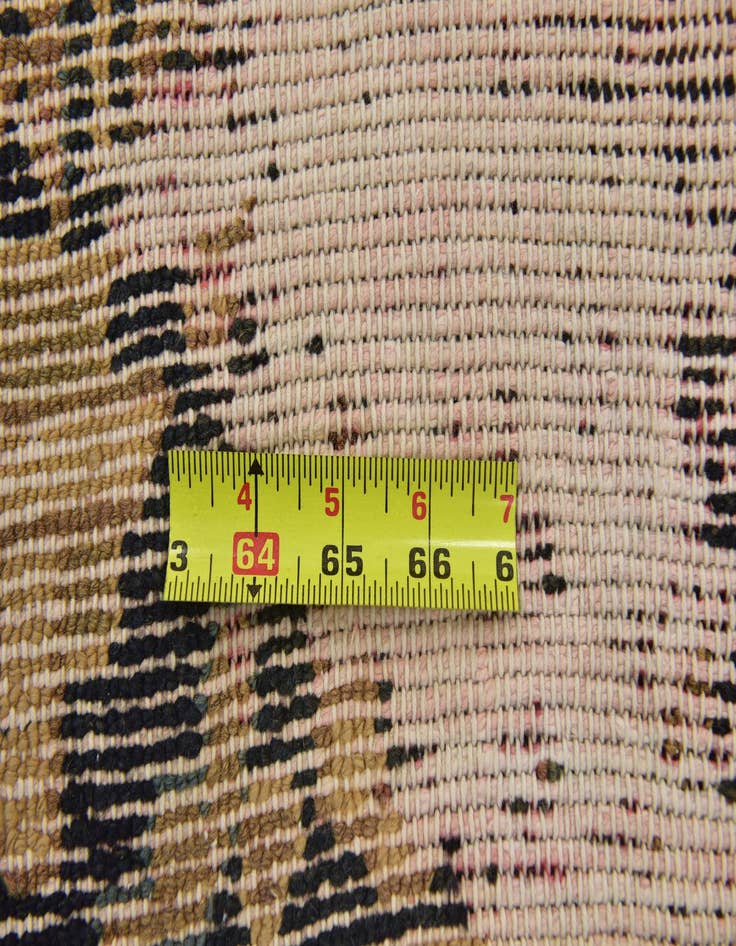 Detail image of 6' 7 x 8' 4  Hand Knotted Ultra Vintage Persian Wool Square Rug