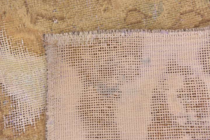 3' 10 x 4' 9 Hand Knotted Ultra Vintage Persian Wool Square Rug