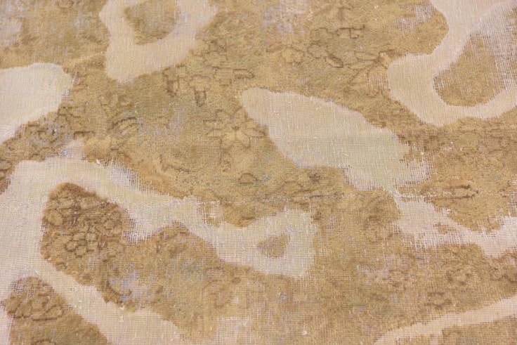 Detail image of 3' 10 x 4' 9 Hand Knotted Ultra Vintage Persian Wool Square Rug