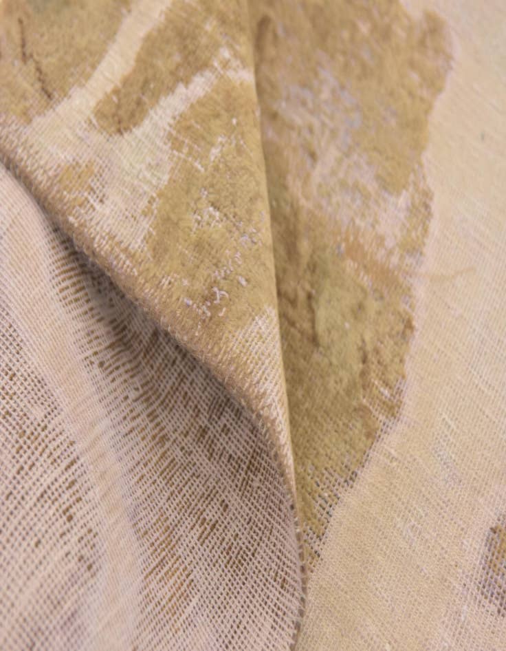 Detail image of 3' 10 x 4' 9  Hand Knotted Ultra Vintage Persian Wool Square Rug