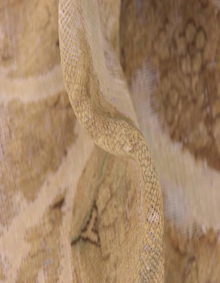 Detail image of 3' 10 x 4' 9  Hand Knotted Ultra Vintage Persian Wool Square Rug