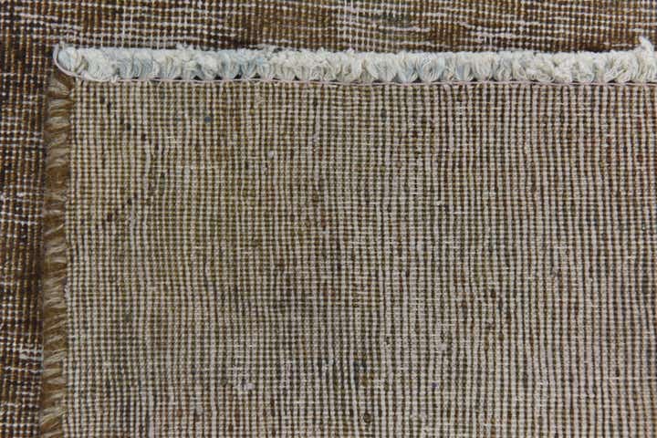 4' 2 x 5' 3 Hand Knotted Ultra Vintage Persian Wool Square Rug