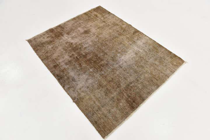 4' 2 x 5' 3 Hand Knotted Ultra Vintage Persian Wool Square Rug