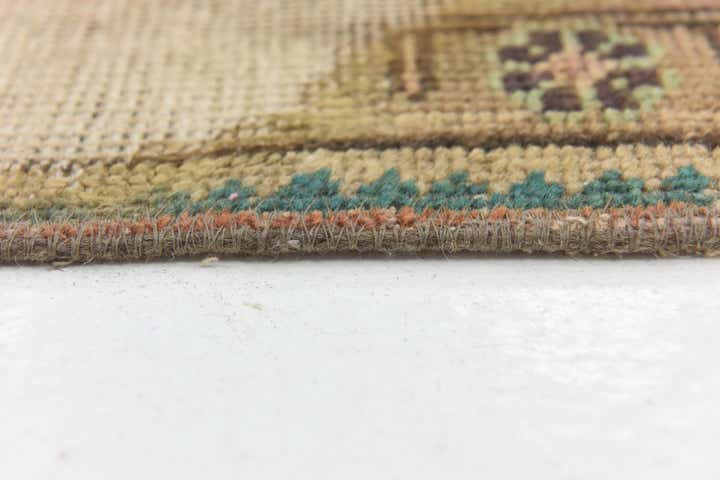 8' x 8' 9 Hand Knotted Ultra Vintage Persian Wool Square Rug