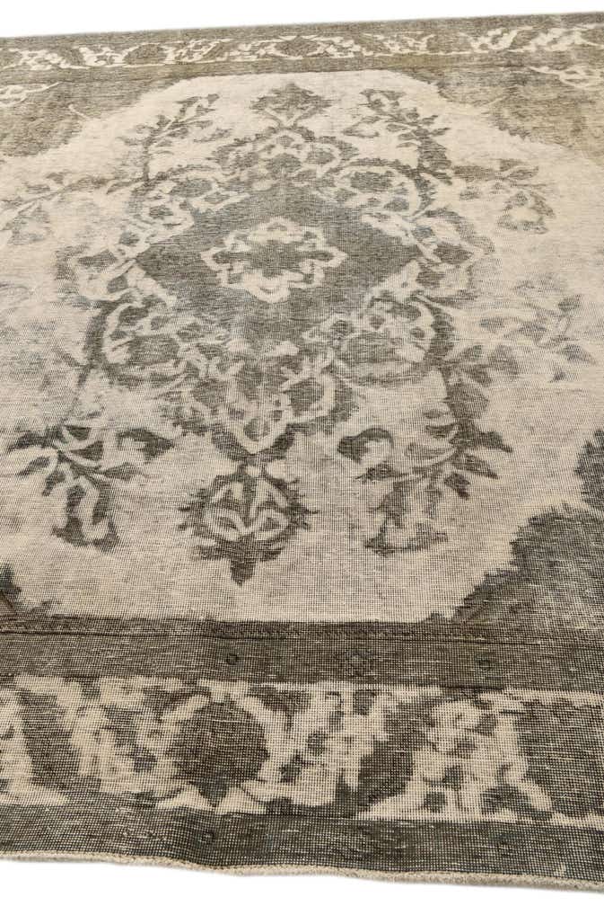 9' 3 x 9' 10 Hand Knotted Ultra Vintage Persian Wool Square Rug