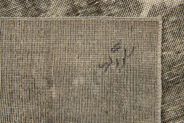 9' 3 x 9' 10 Hand Knotted Ultra Vintage Persian Wool Square Rug