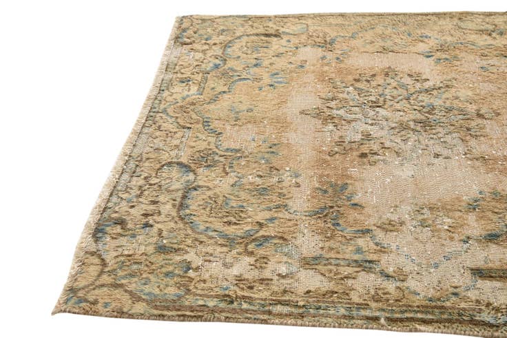Detail image of 2' 8 x 3' Hand Knotted Ultra Vintage Persian Wool Square Rug