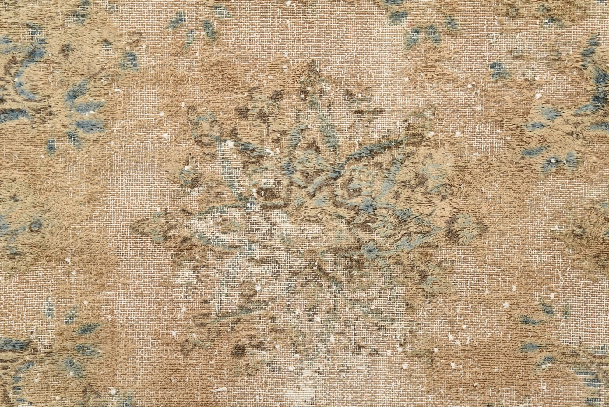 80cm x 90cm anudado a mano Ultra Vintage Alfombra Persa Lana Cuadrado