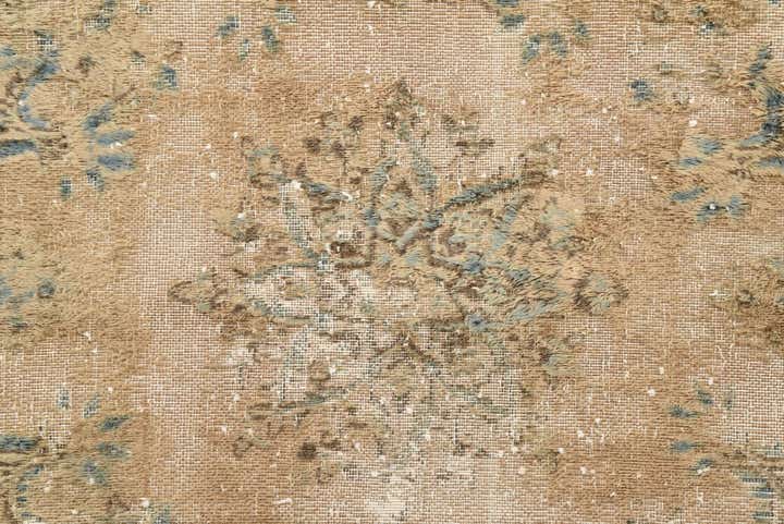 2' 8 x 3' Hand Knotted Ultra Vintage Persian Wool Square Rug