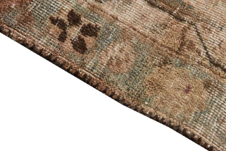 7' 6 x 8' Hand Knotted Ultra Vintage Persian Wool Square Rug