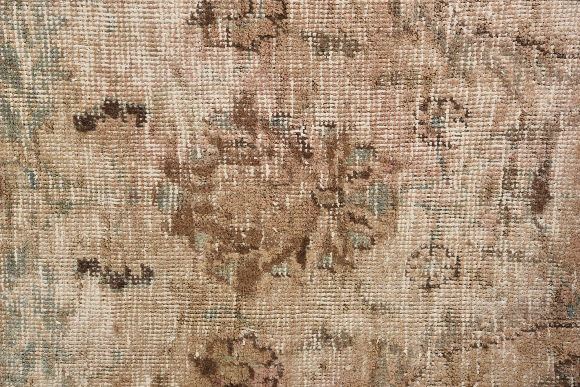 7' 6 x 8' Hand Knotted Ultra Vintage Persian Wool Square Rug