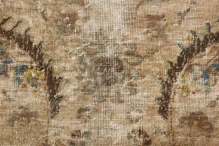 7' 6 x 8' Hand Knotted Ultra Vintage Persian Wool Square Rug