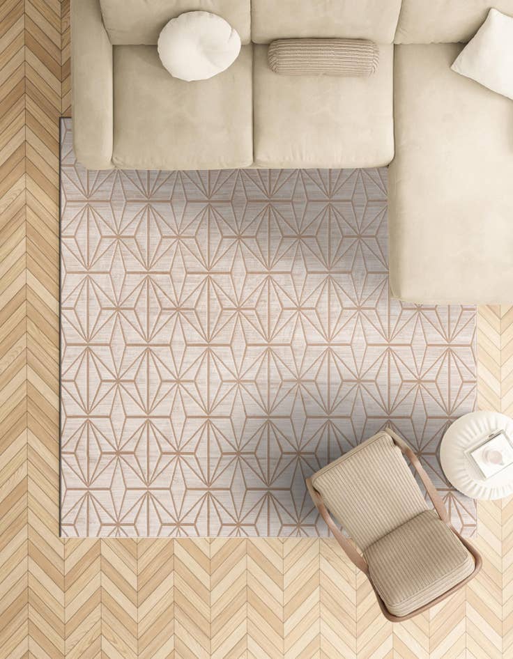 Detail image of 7' 10 x 7' 10 Uptown Square Rug