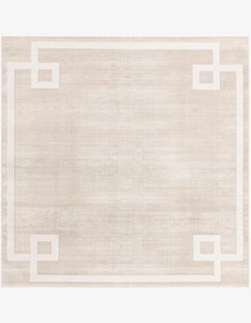 Jill Zarin Beige Uptown Lenox Hill Square Rug