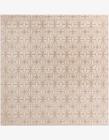 Jill Zarin Beige Uptown Square Rug