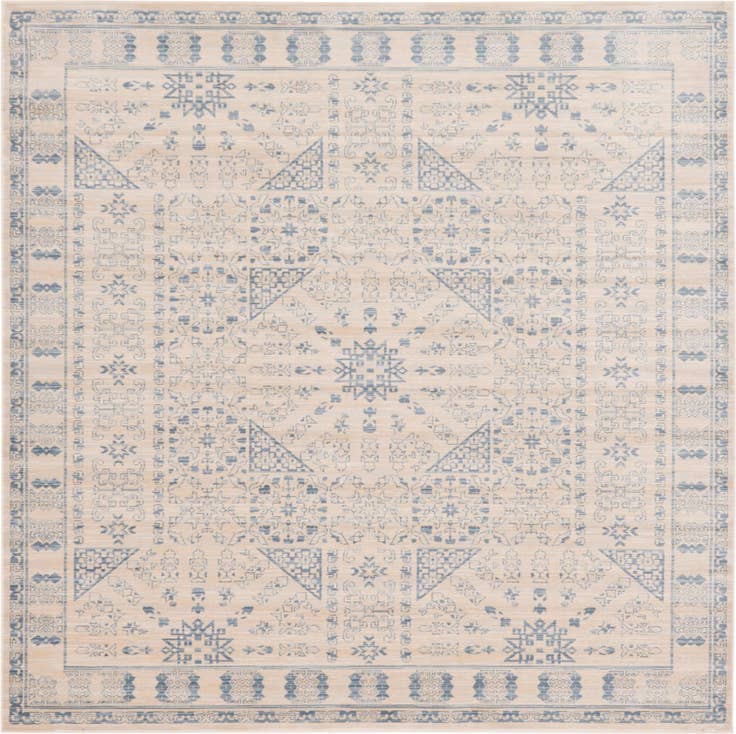 Detail image of 8' x 8' Victoria Square Rug
