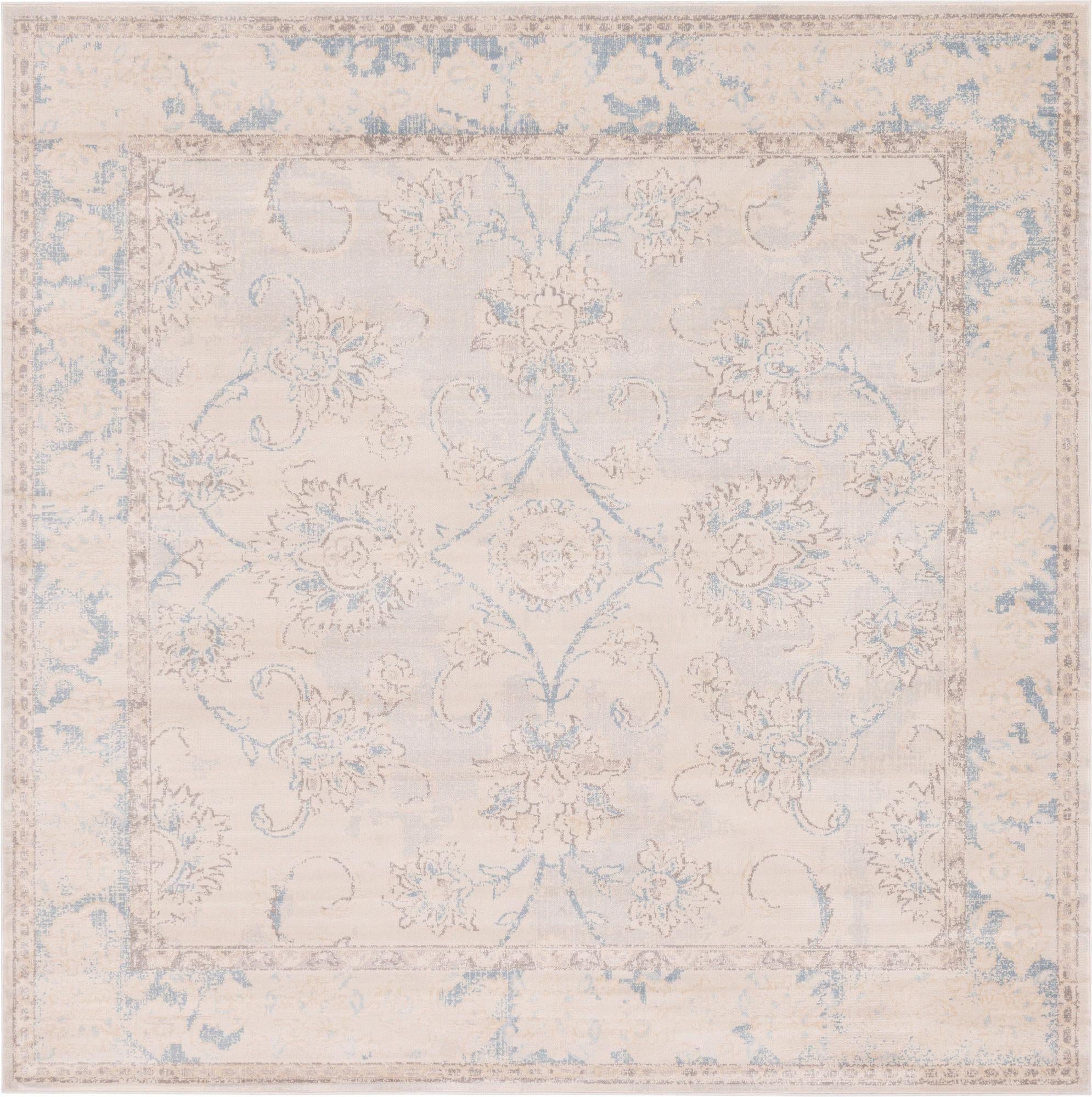 Beige Restoration Tapis Carré