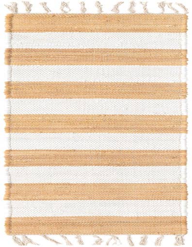 Detail image of 1' 2 x 6' 1 Hand Woven Chindi Rag Table Runner Rug