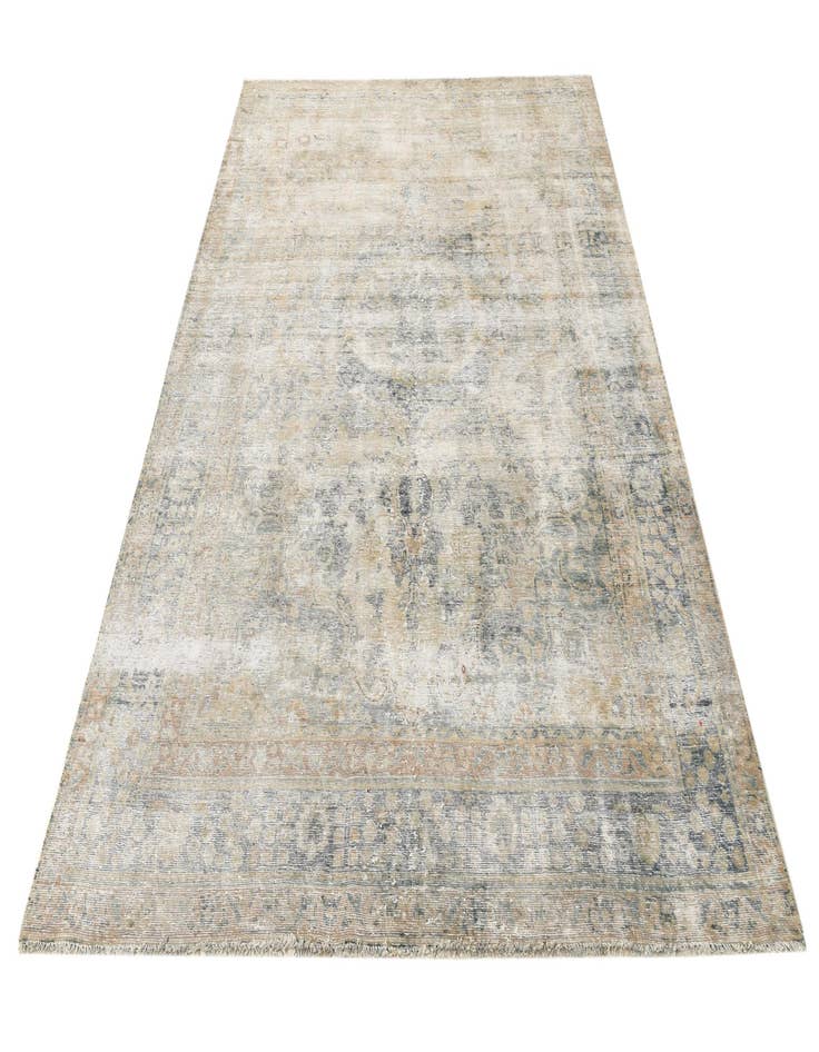 Detail image of 6' 3 x 9' 2  Hand Knotted Ultra Vintage Persian Wool Rug