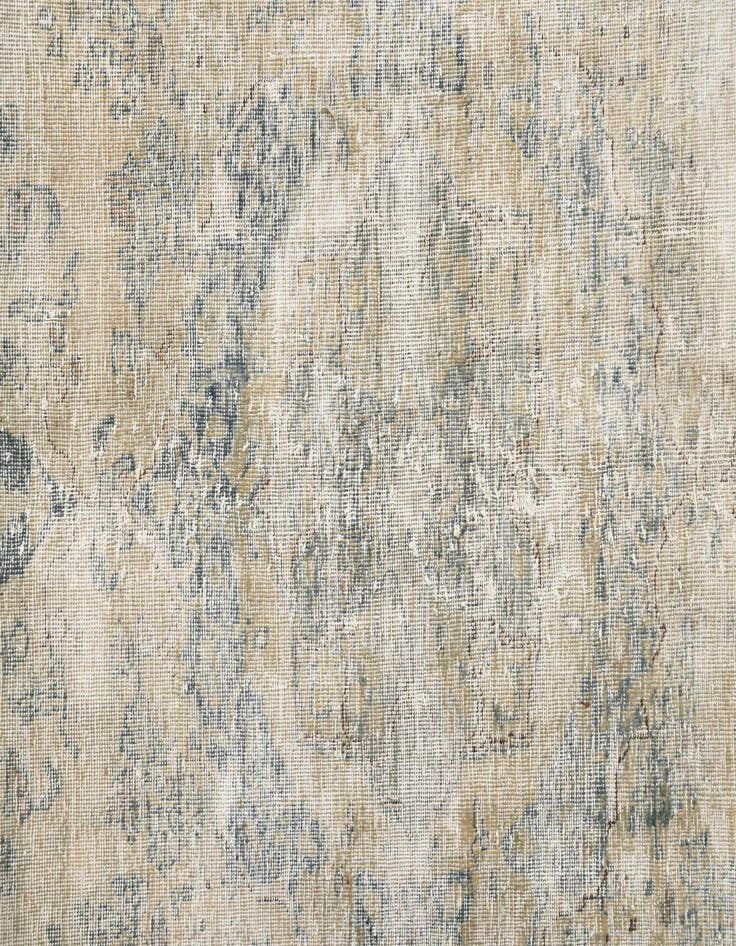 Detail image of 6' 3 x 9' 2  Hand Knotted Ultra Vintage Persian Wool Rug