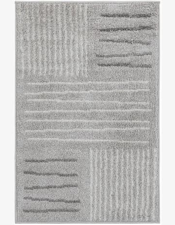 Bellingham · Patchwork rug, gray