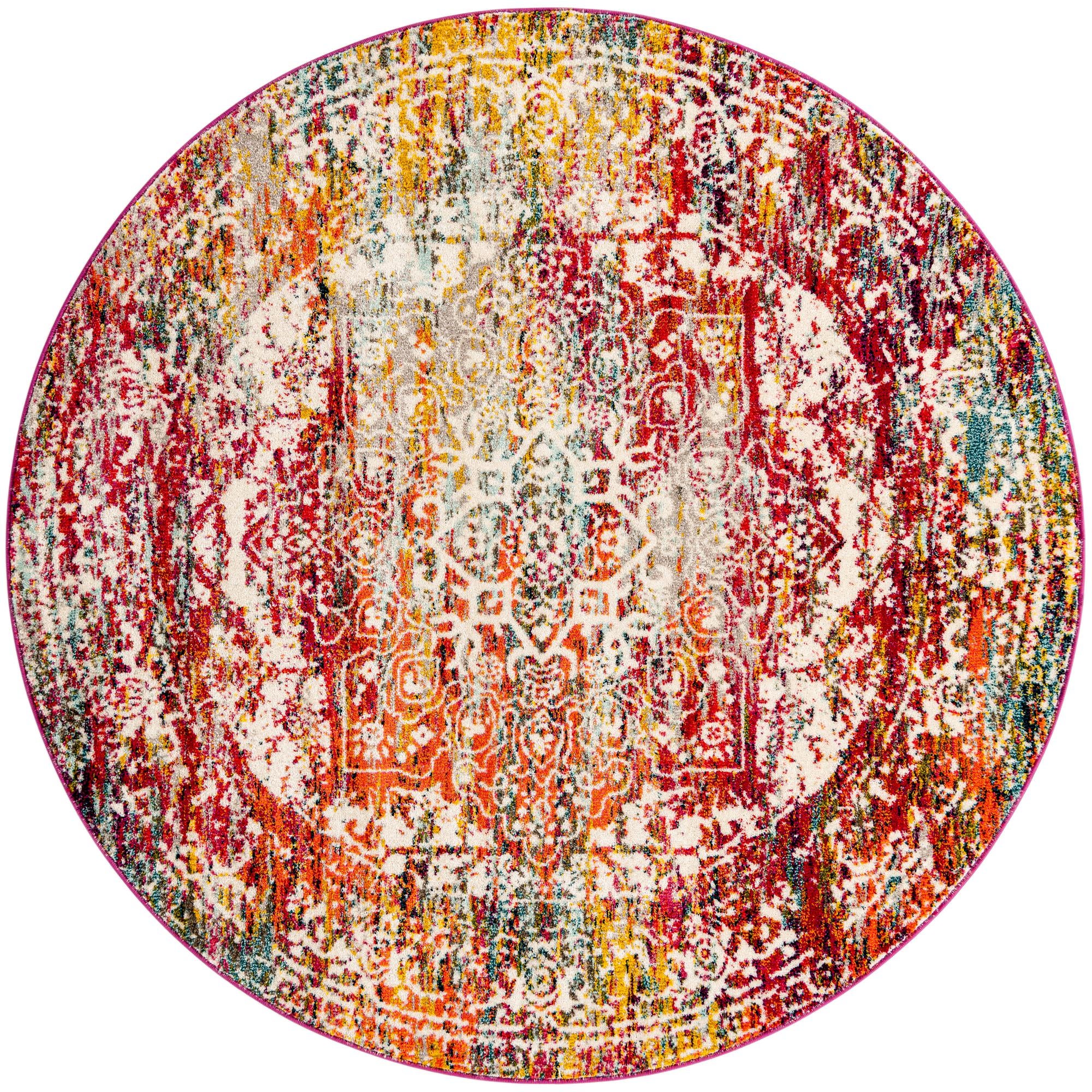 Birch · Medallion rug, multi