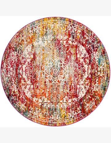 Birch · Medallion rug, multi
