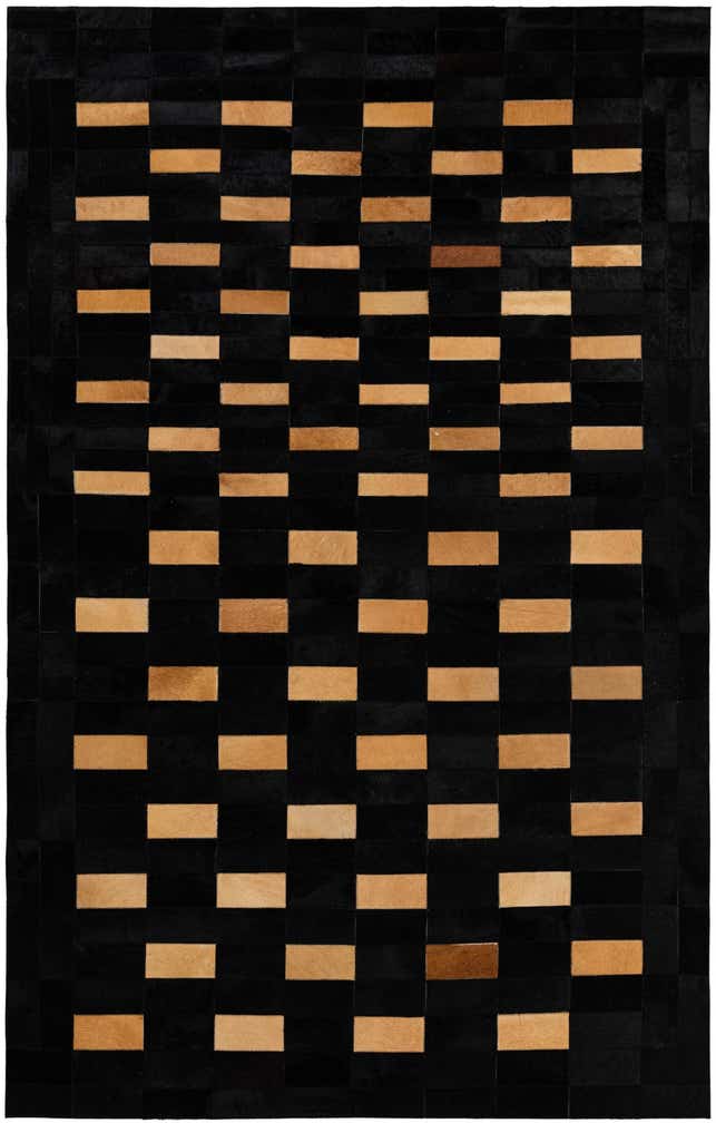 5' 1 x 7' 11 Cowhide - Patchwork Rug