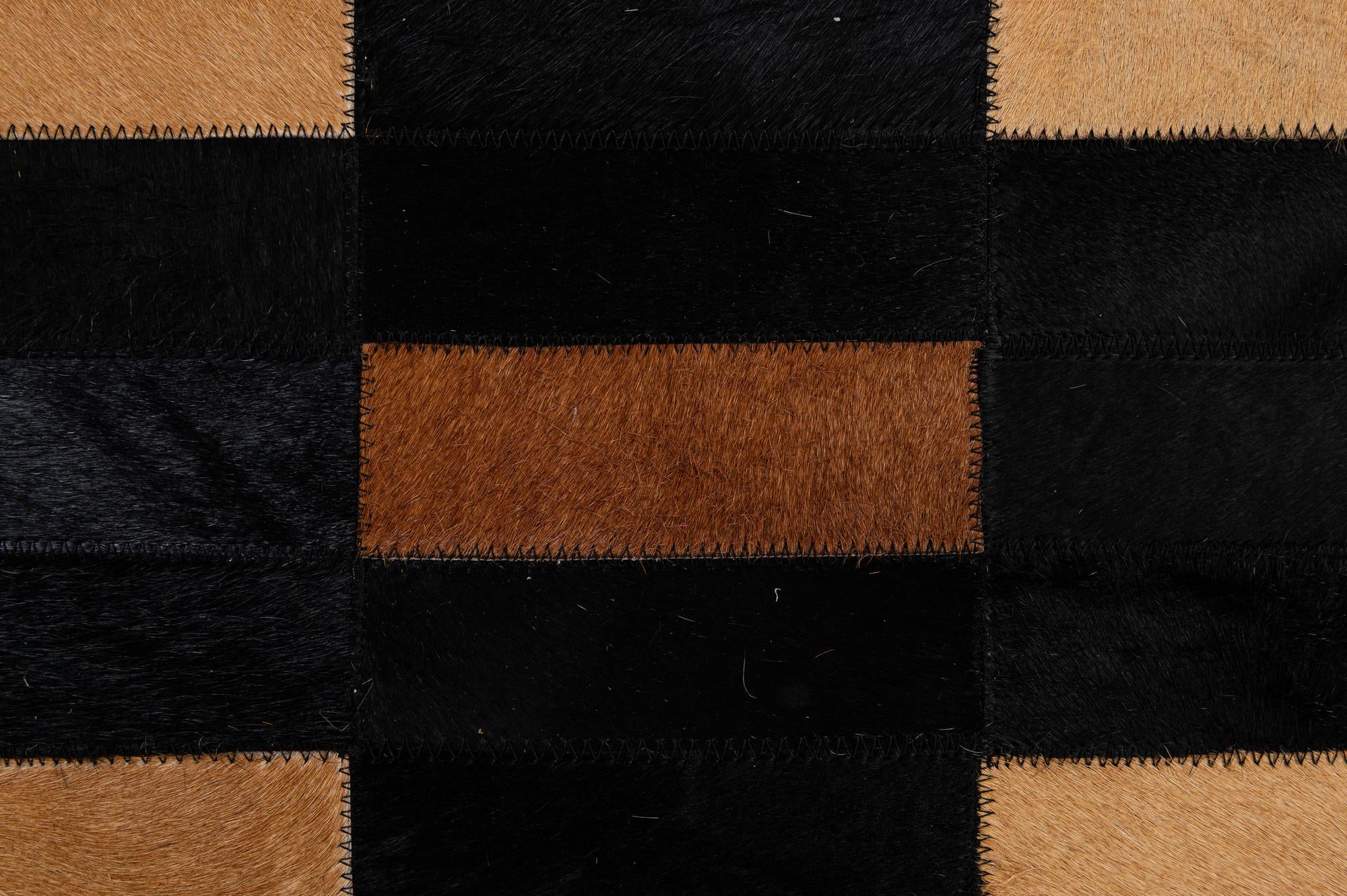 5' 1 x 7' 11 Cowhide - Patchwork Rug