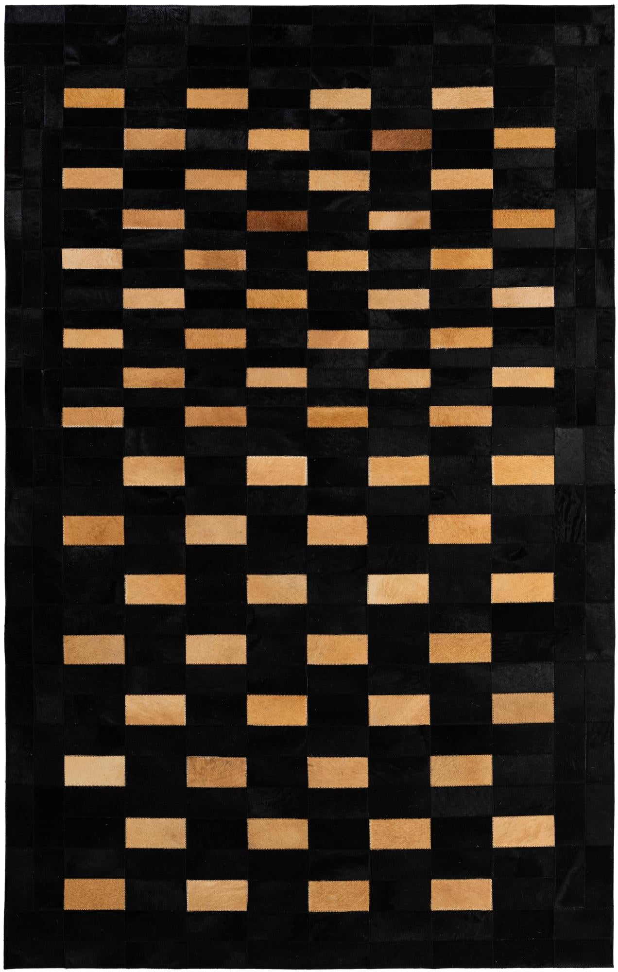 5' 1 x 7' 11 Cowhide - Patchwork Rug