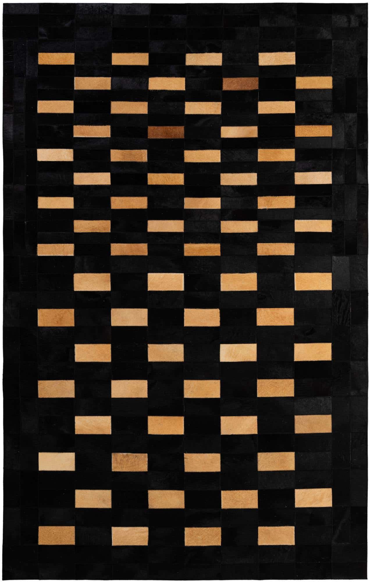 5' 1 x 7' 11 Cowhide - Patchwork Rug
