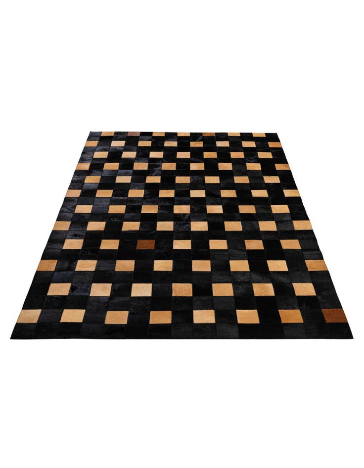 Detail image of 5' x 7' 10 Cowhide - Patchwork Rug