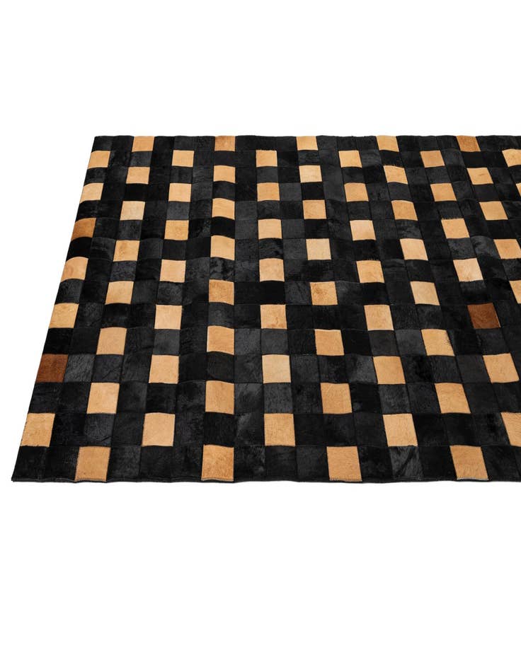 Detail image of 5' x 7' 10 Cowhide - Patchwork Rug
