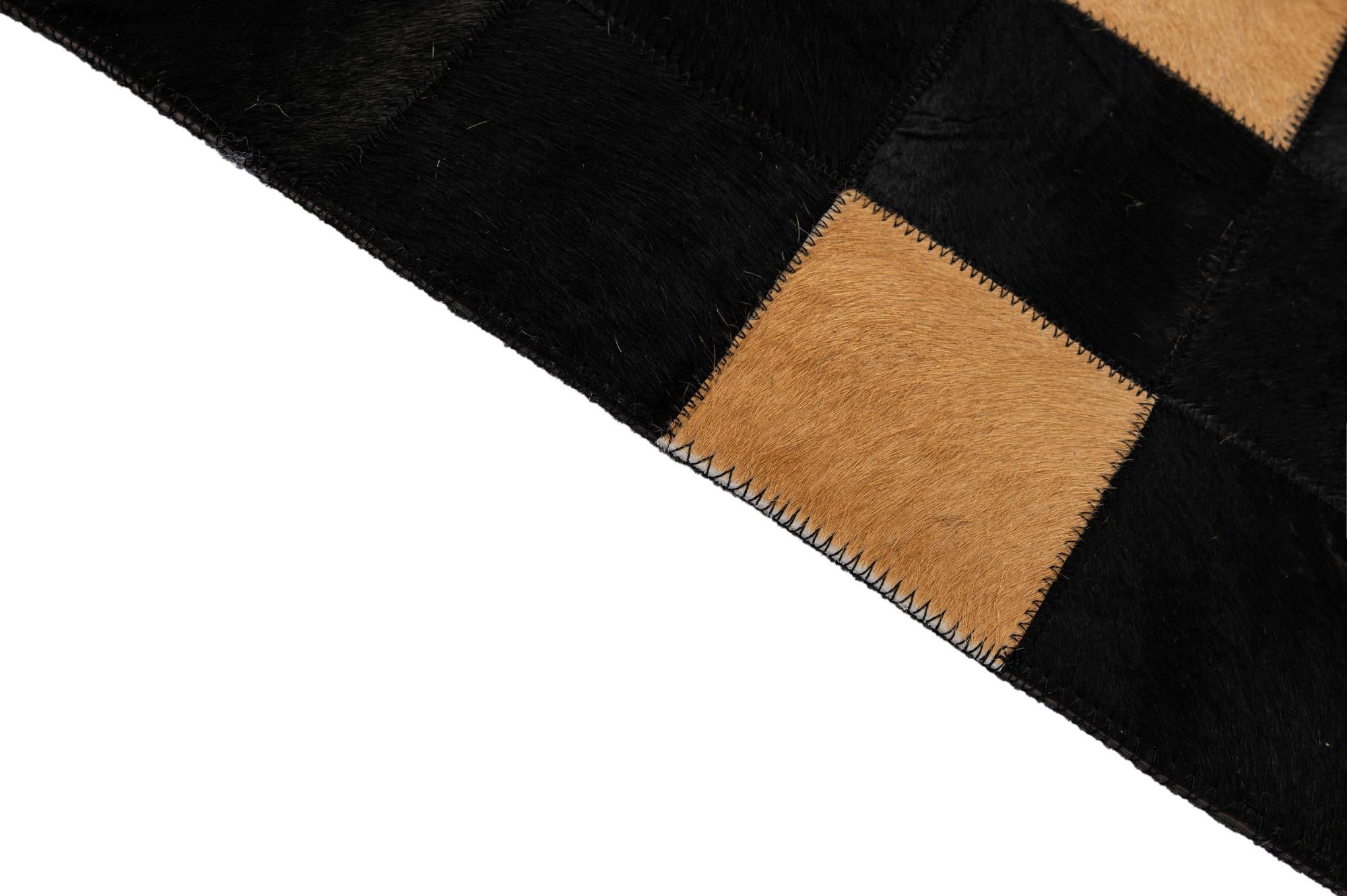 5' x 7' 10 Cowhide - Patchwork Rug
