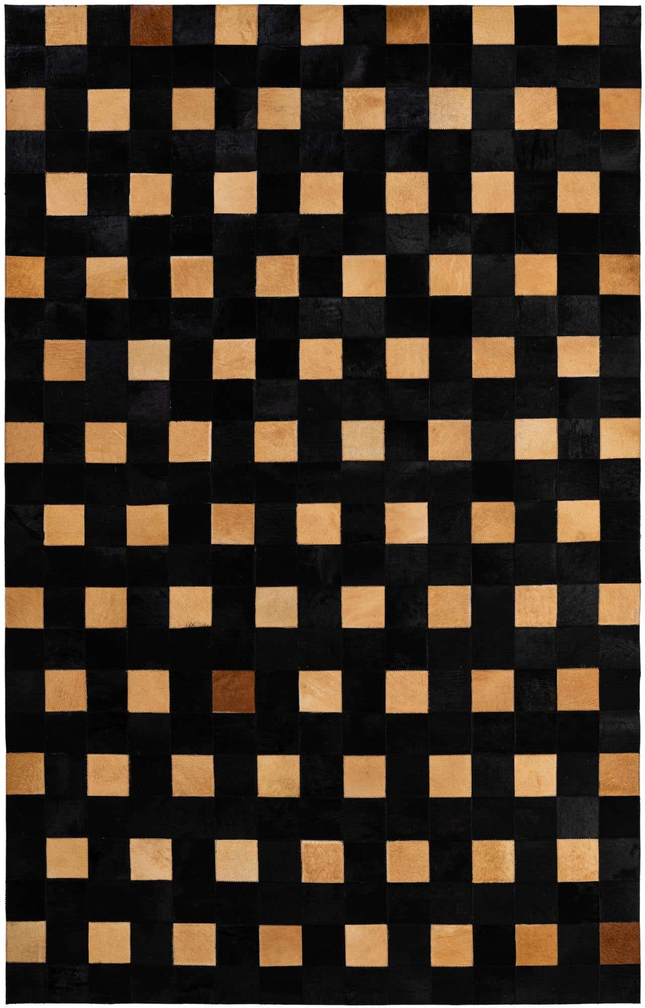 5' x 7' 10 Cowhide - Patchwork Rug