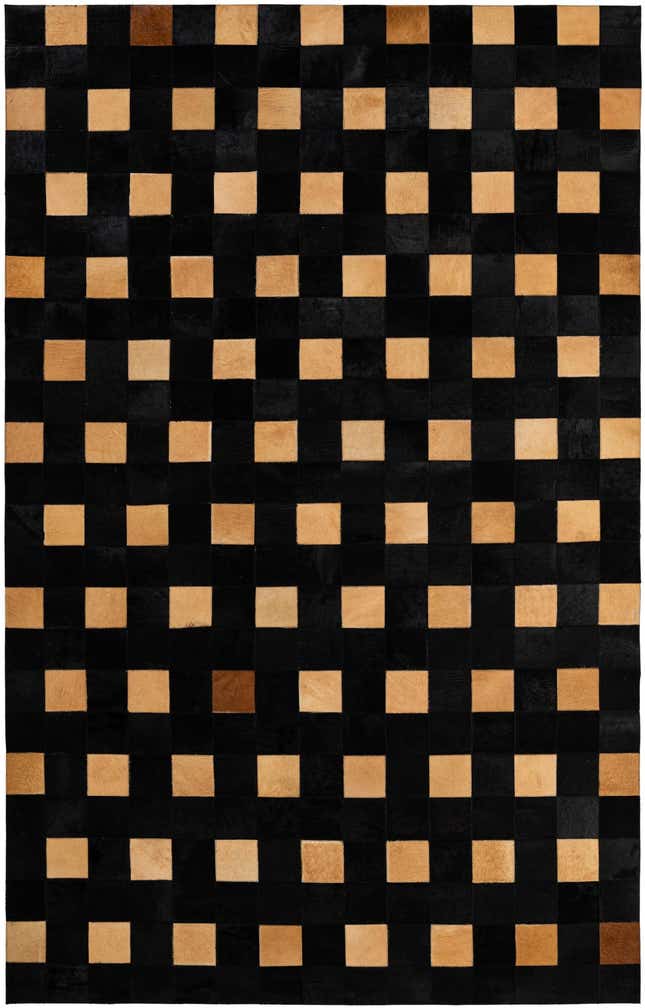 5' x 7' 10 Cowhide - Patchwork Rug