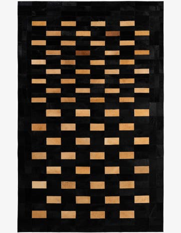 5' 1 x 7' 11 Cowhide - Patchwork Rug