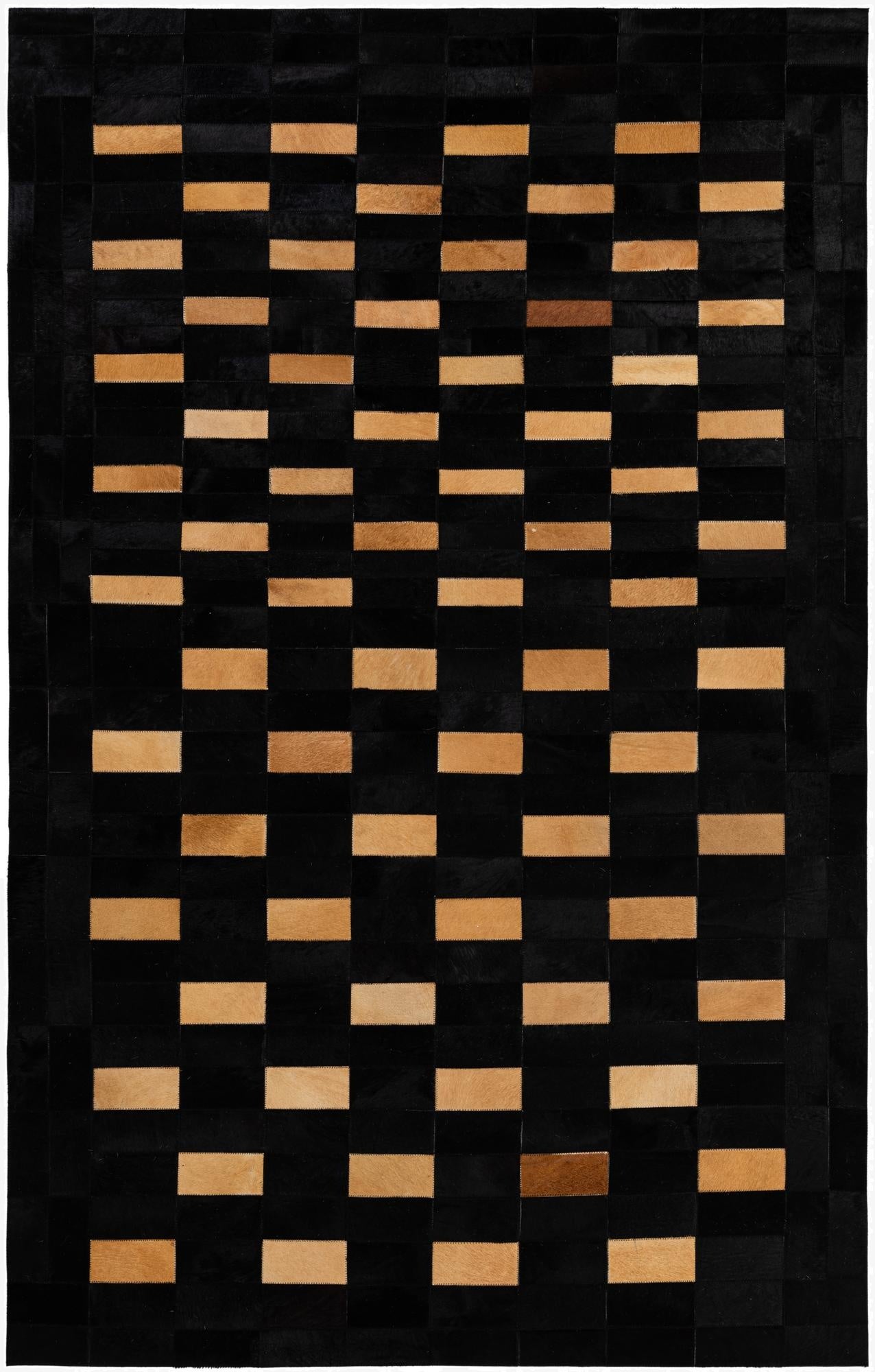 5' 1 x 7' 11 Cowhide - Patchwork Rug