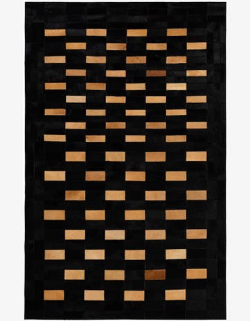 5' 1 x 7' 11 Cowhide - Patchwork Rug