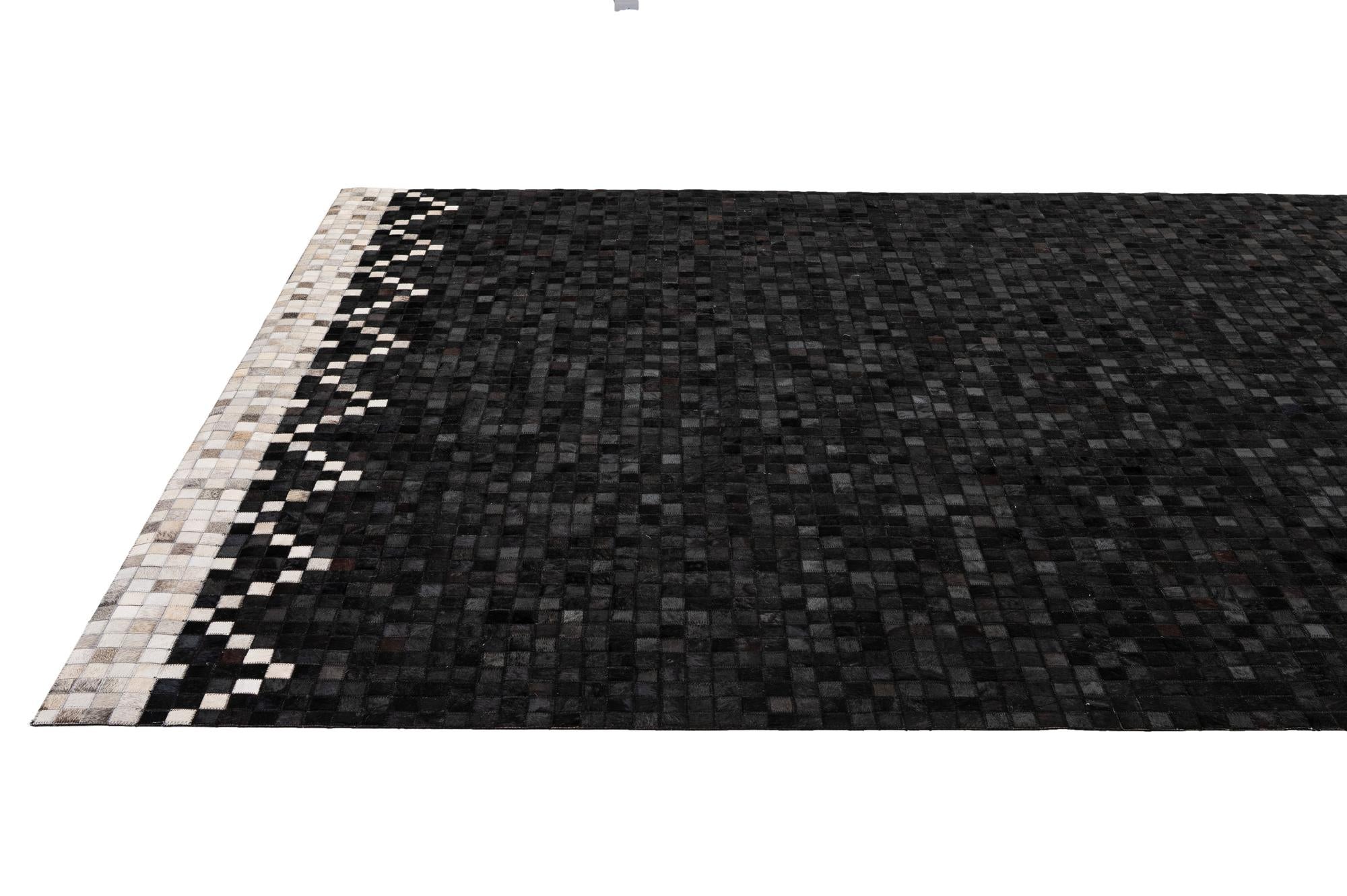 8' 3 x 10' 1 Cowhide - Patchwork Rug
