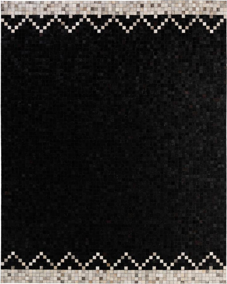 Detail image of 8' 3 x 10' 1 Cowhide - Patchwork Rug