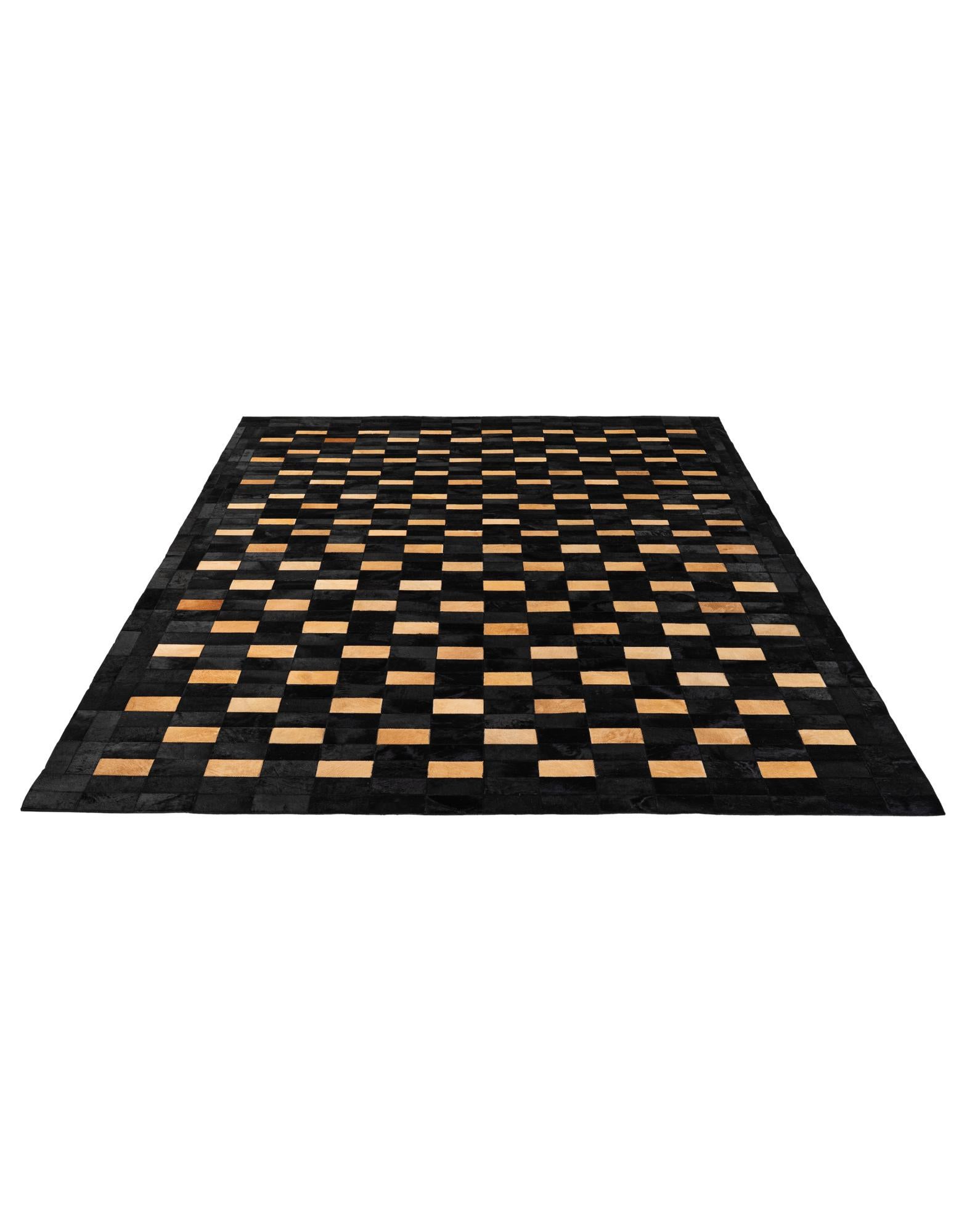 8' 3 x 10' 1 Cowhide - Patchwork Rug