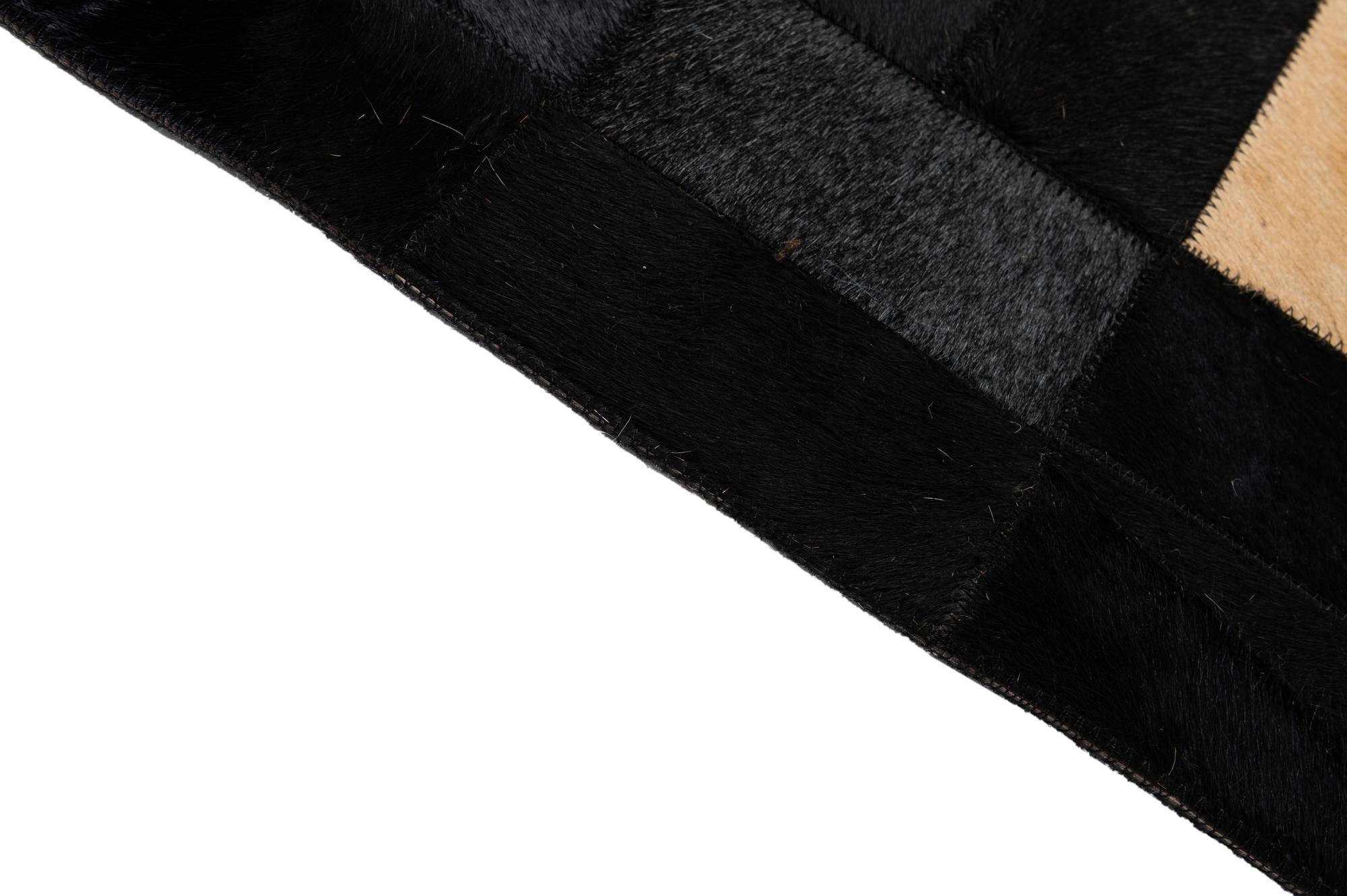 8' 3 x 10' 1 Cowhide - Patchwork Rug